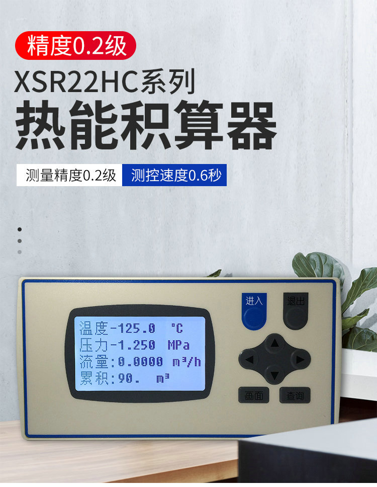 XSR22HC-IKRIB1B1A1S2V1N流量积算仪蒸汽液体温压补偿冷能热能累积计