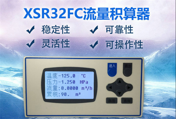XSR32FC-IKRIA1B1B1V0流量积算仪 液晶显示温压补偿流量积算器